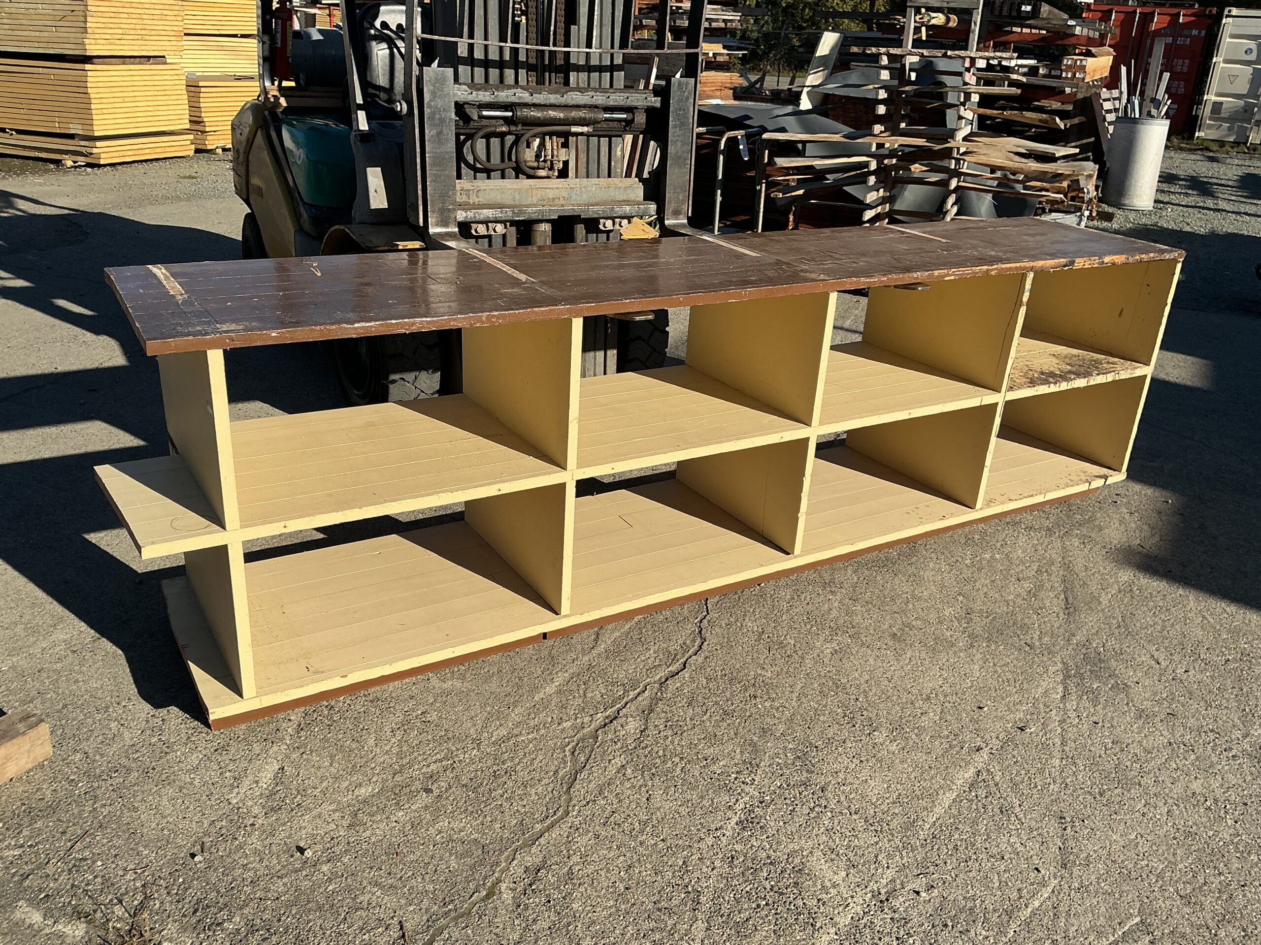 LOng, Low Book Shelf/Cubbie