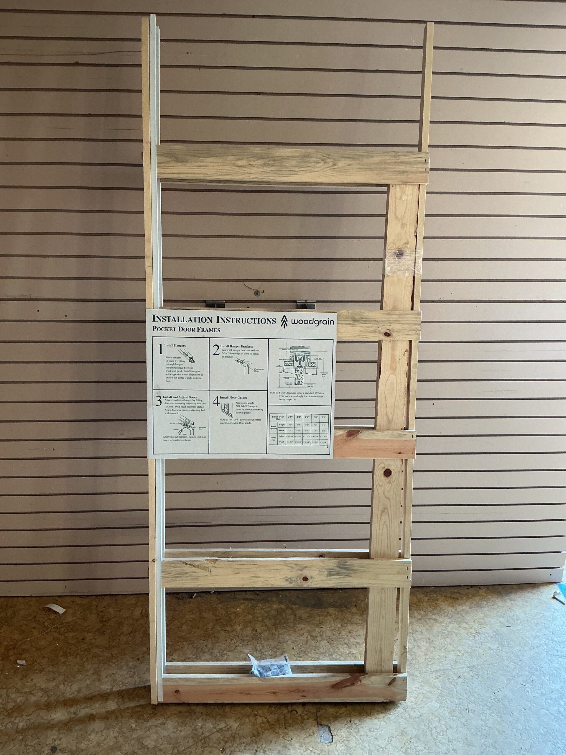 Pocket Door Frame